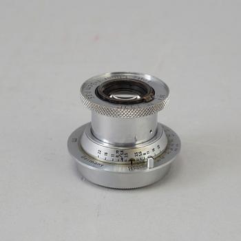 Hektor f=13.5 cm 1:4.5, Elmar f=5 cm 1:3,5, Canon 50mm f:1.8 from Germany and Japan.