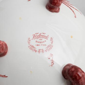 Kräftservis, flintgods, 13 delar, Rörstrand, 1900-talets andra hälft.