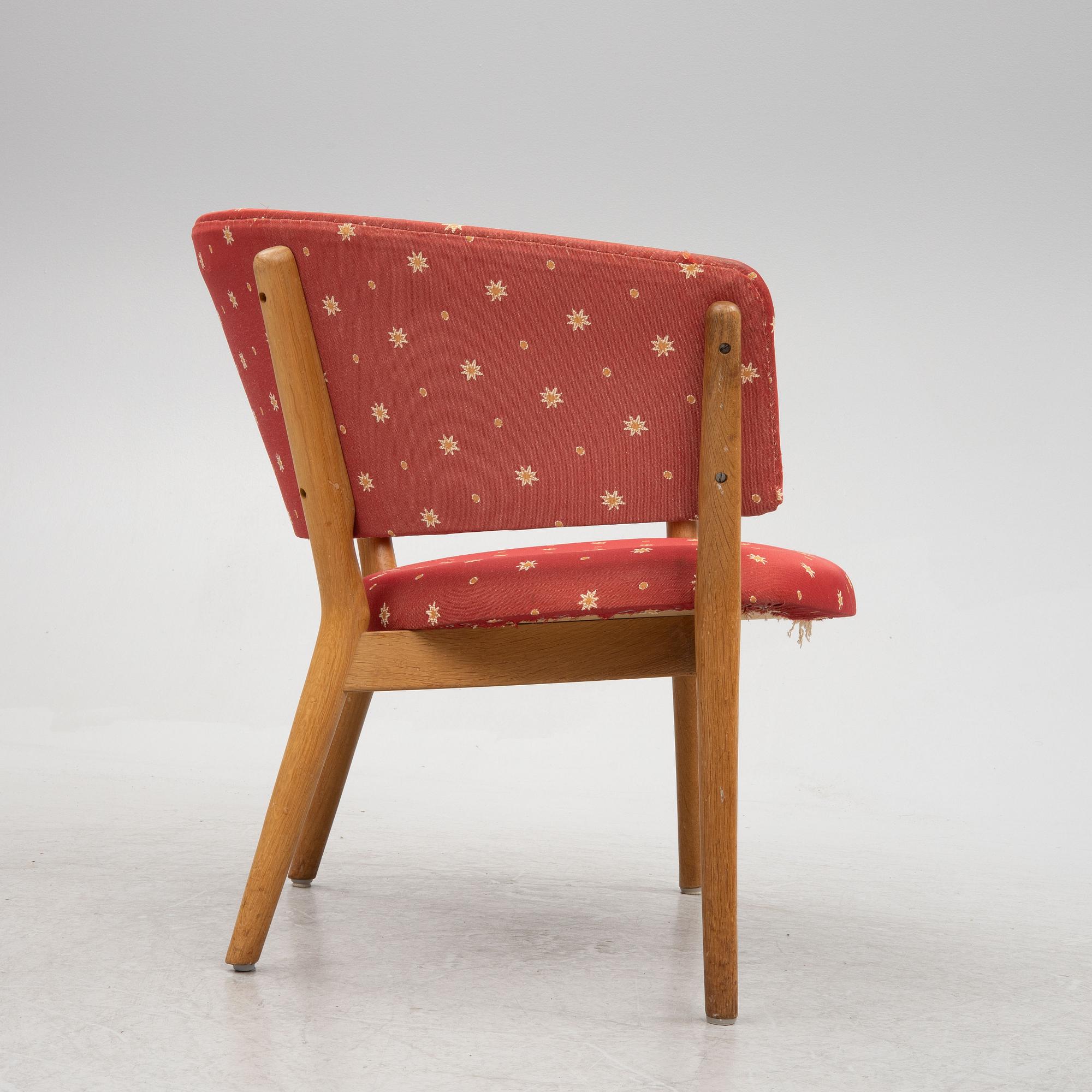 Jörgen and Nanna Ditzel, a pair of armchairs, 'Kitani ND-01', Willadsen, Vejen, 1950's.