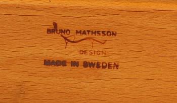 FÅTÖLJ, "Penilla", Bruno Mathsson, Värnamo, 1900-talets andra hälft.