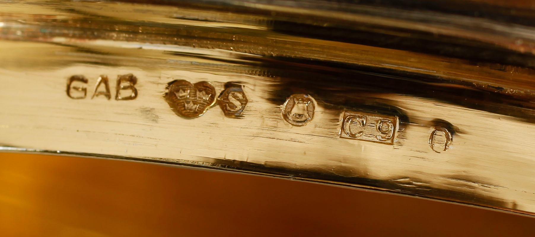 STOP, silver, GAB, Stockholm 1953. Vikt 660 g.