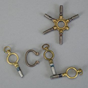 SPINDELUR, silver, England, 1700-/1800-tal.