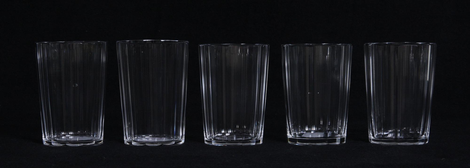 GLASSERVISDELAR, 24 st, "Karlberg", design Elis Bergh, Kosta.