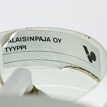 Alvar Aalto, An 'A 810' floor lamp, Valaisinpaja, 1980s.
