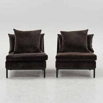 A pair of easy chairs, Slettvol, Norway.