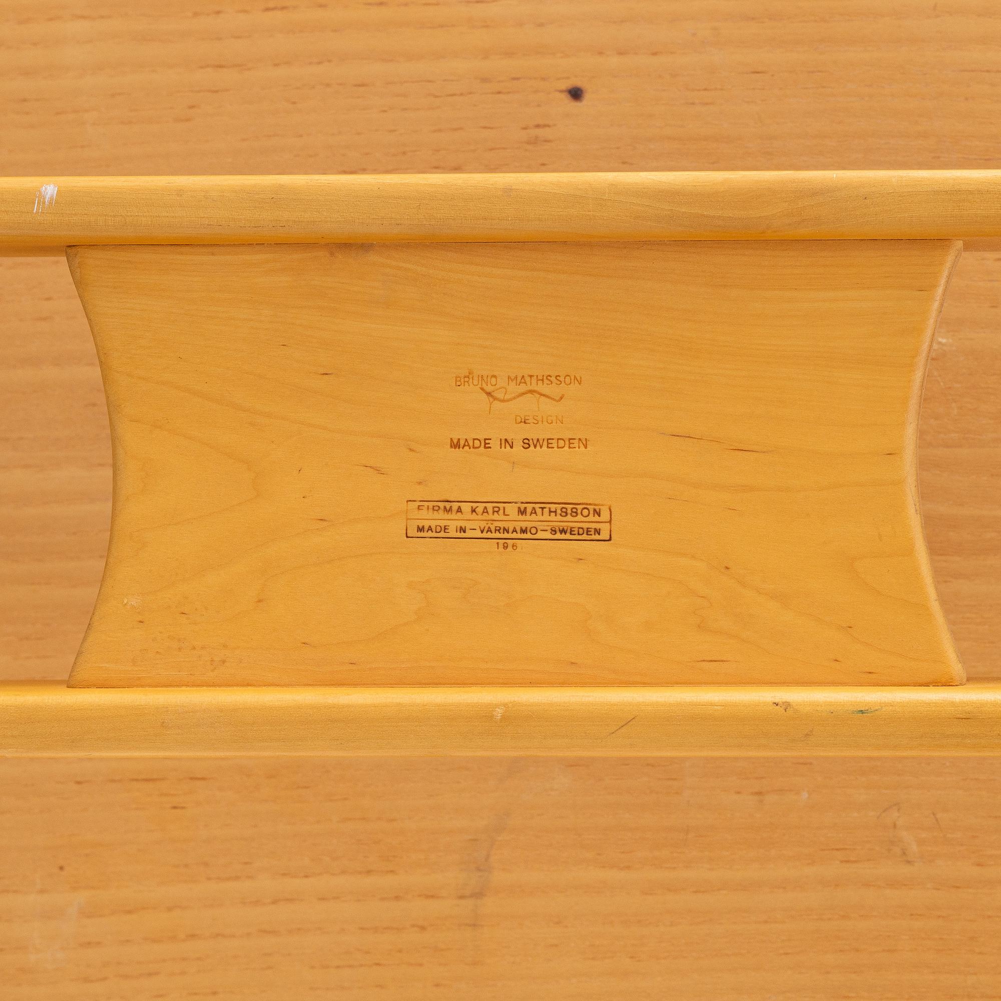 Bruno Mathsson, a table, Firma Karl Mathsson, Värnamo, 1961.