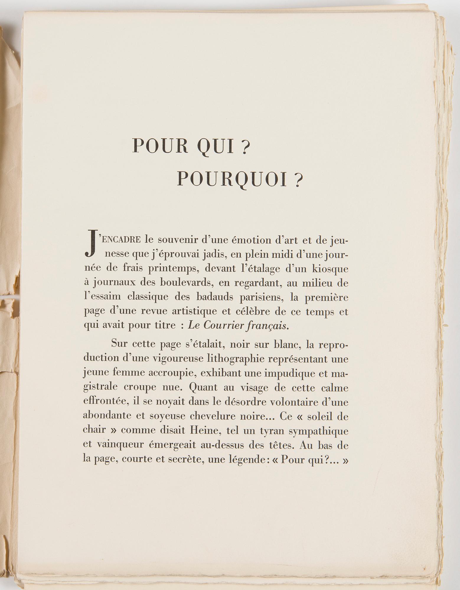 Alméry Lobel-Riche, kansio eroottisia etsauksia, "Arabesques Intimes".