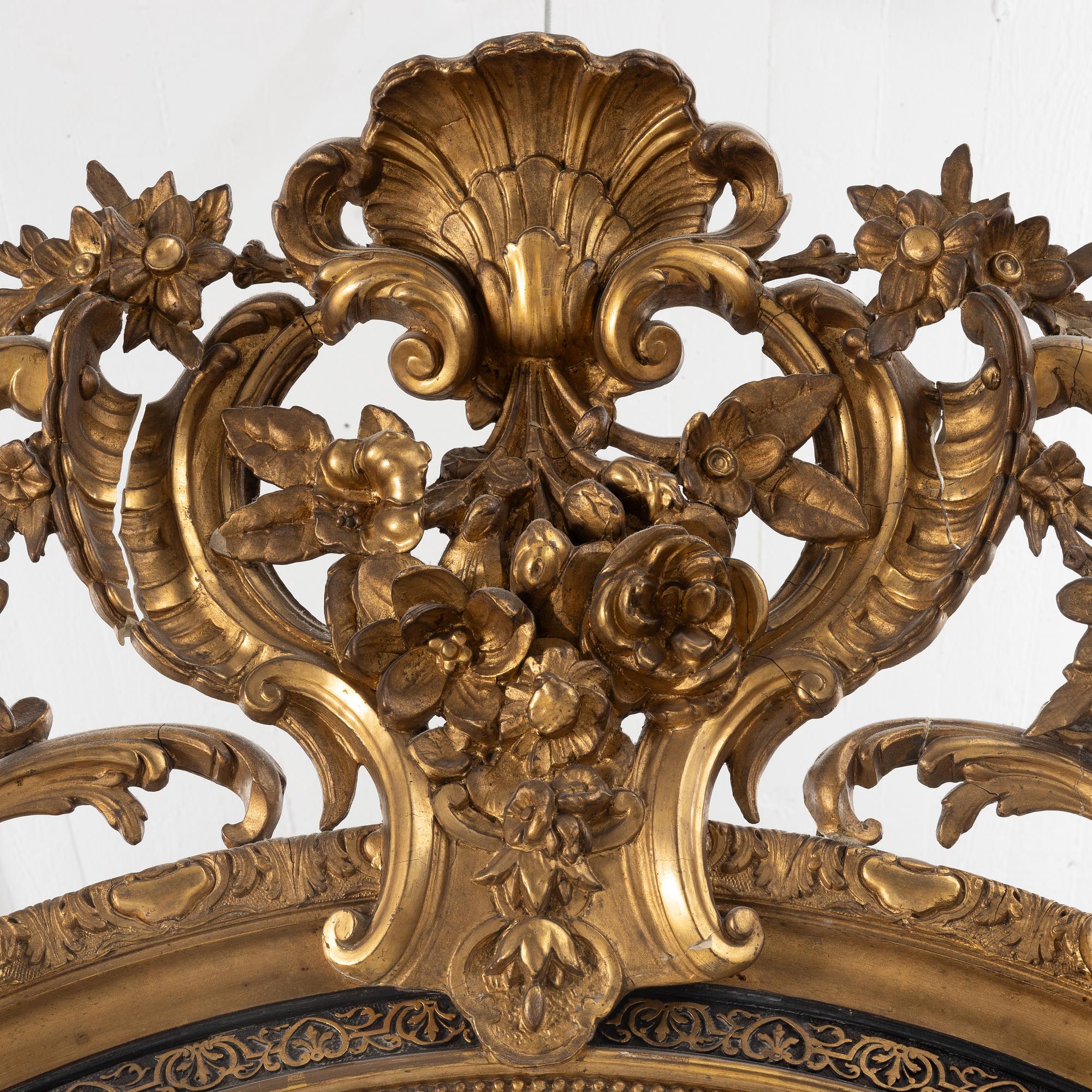 A late 19th Century mirror.