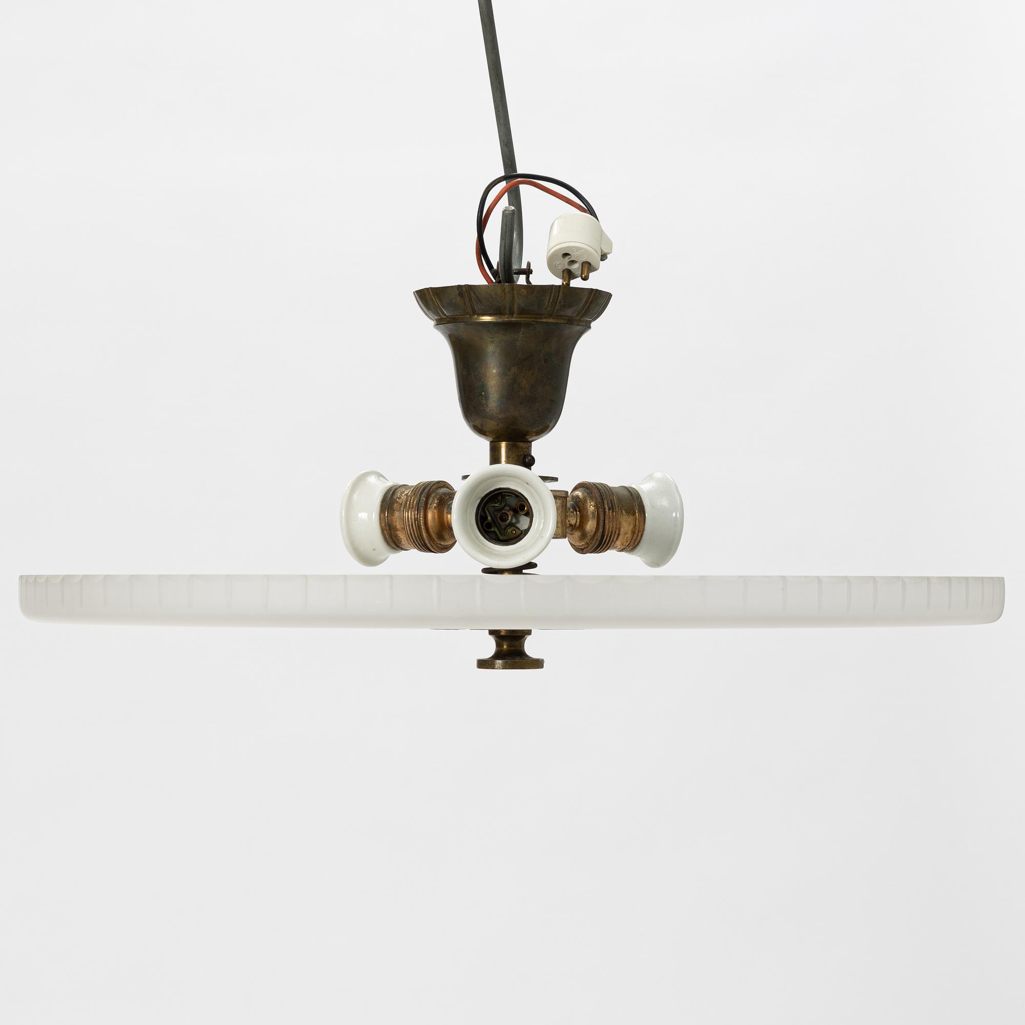 Harald Notini, a ceiling lamp, model "6350", Arvid Böhlmarks Lampfabrik.
