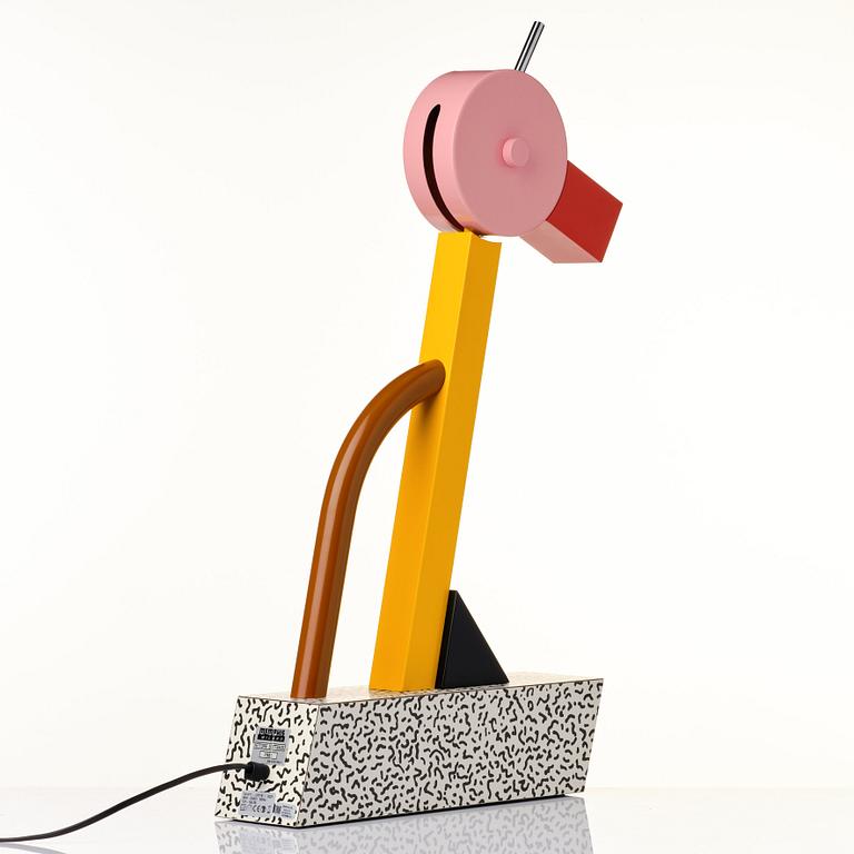 Ettore Sottsass, "Tahiti", bordslampa, Memphis, Milano, efter 1981.