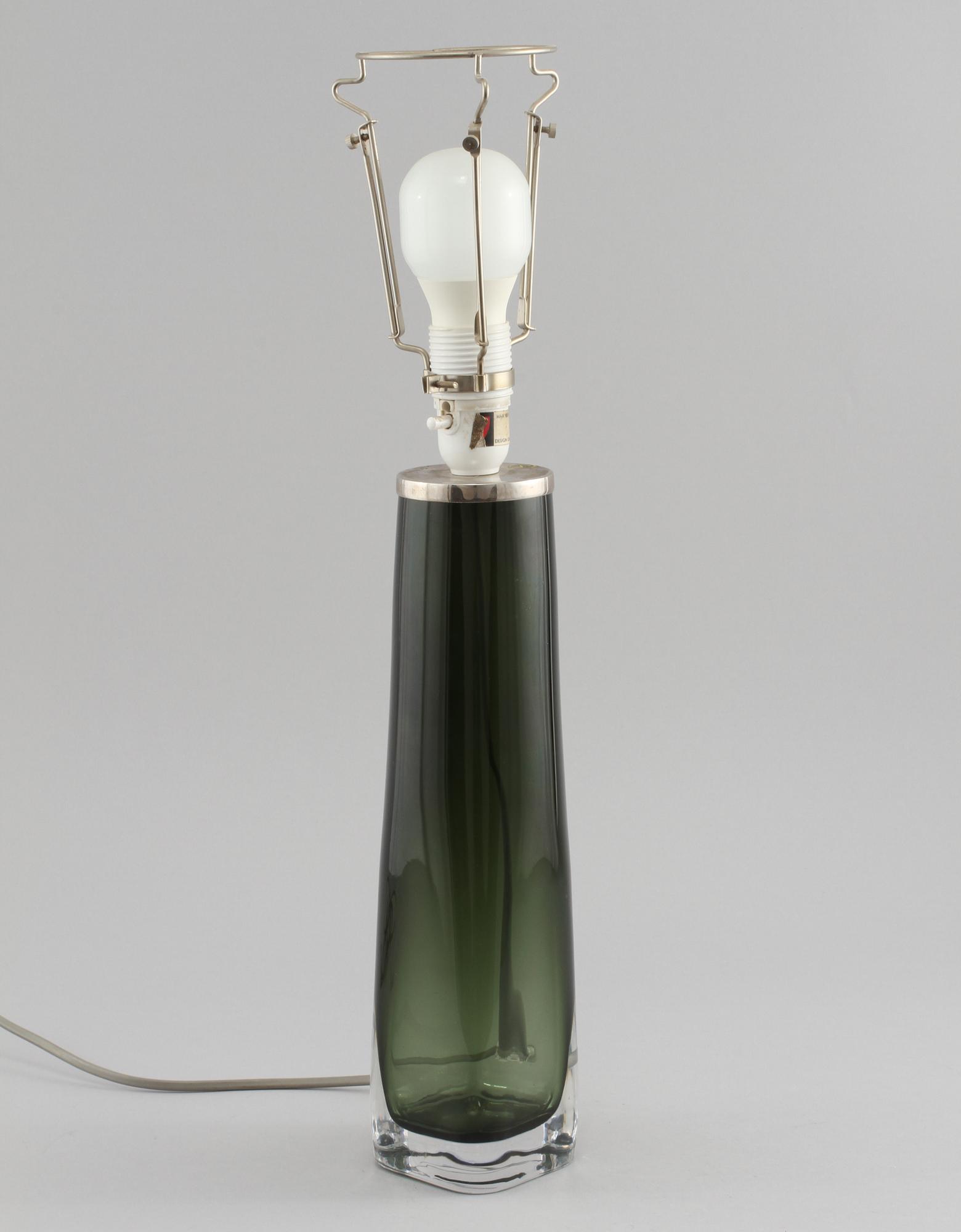 BORDSLAMPA, Carl Fagerlund, Orrefors, 1900-talets andra hälft.