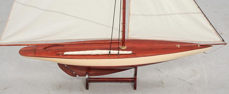 BÅTMODELL, 1900-talets andra hälft.