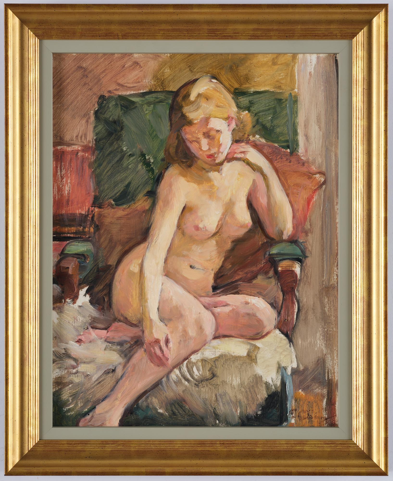 Elsa Backlund Celsing, Woman in an armchair.