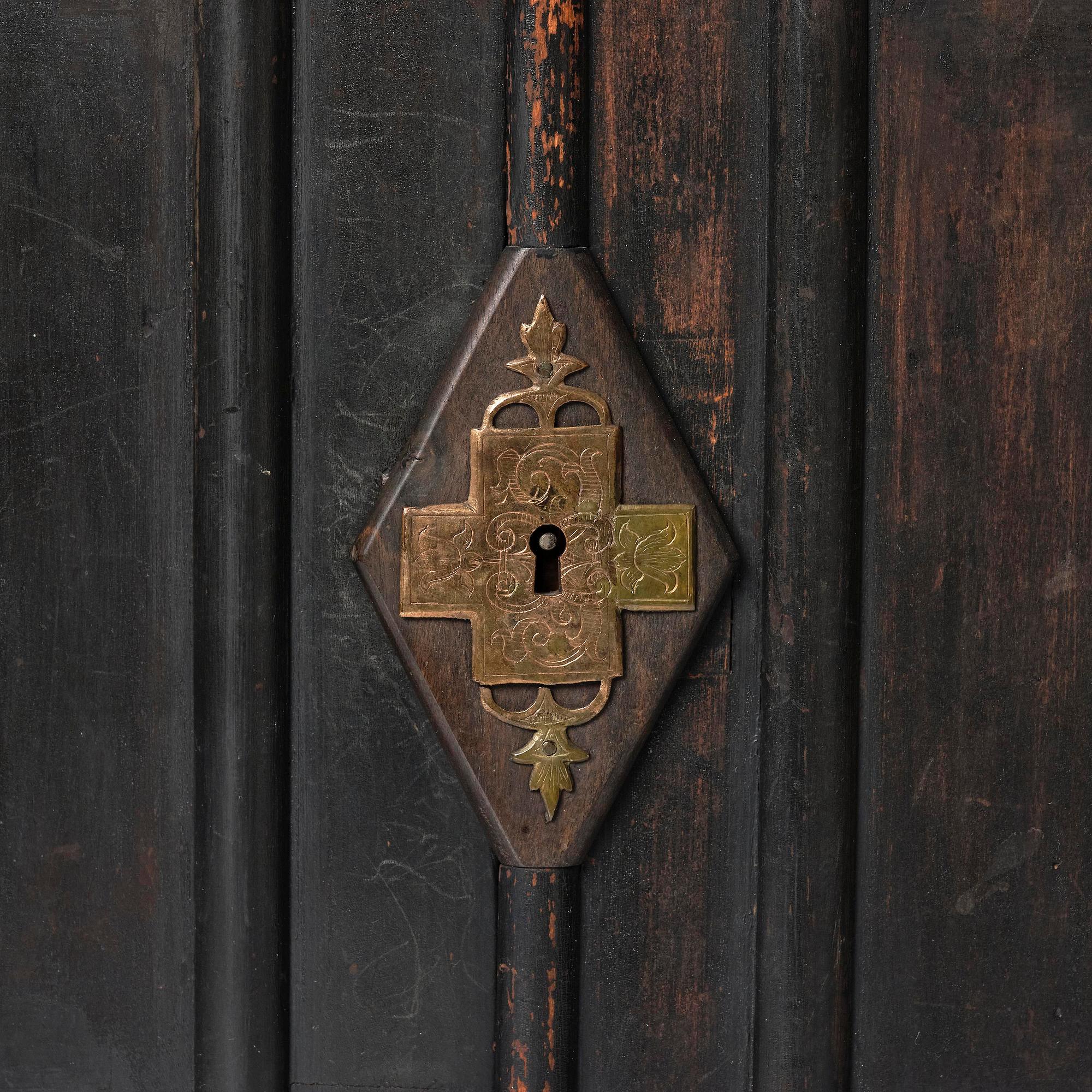 Kabinettskåp, Holland, sent 1600-tal, Barock.