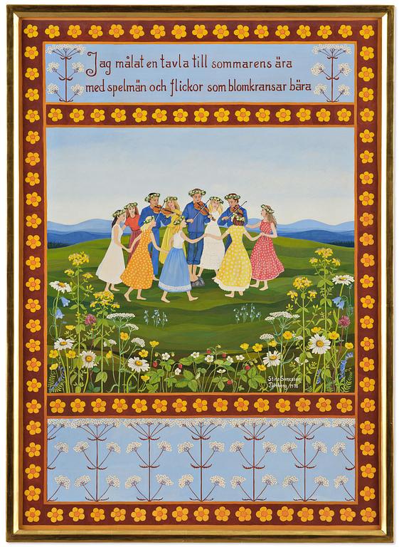 Stina Sunesson, "Sommardansen" (Summer Dance).