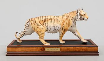 FIGUR, porslin, "On the prowl", The Franklin Mint.