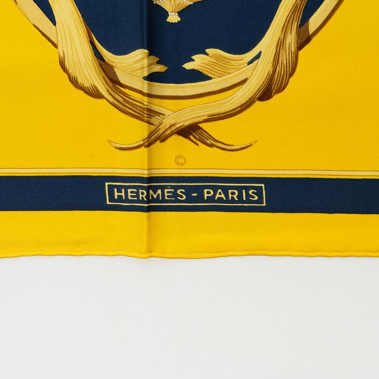 Hermès, scarf, "Couronnes"/"Crowns".