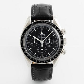 Omega, Speedmaster, Professional, "Moonwatch", chronograph, wristwatch, 42 mm.