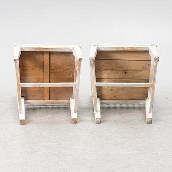 Stolar, 6 st, 1800-tal, Sengustavianska provinsarbeten.