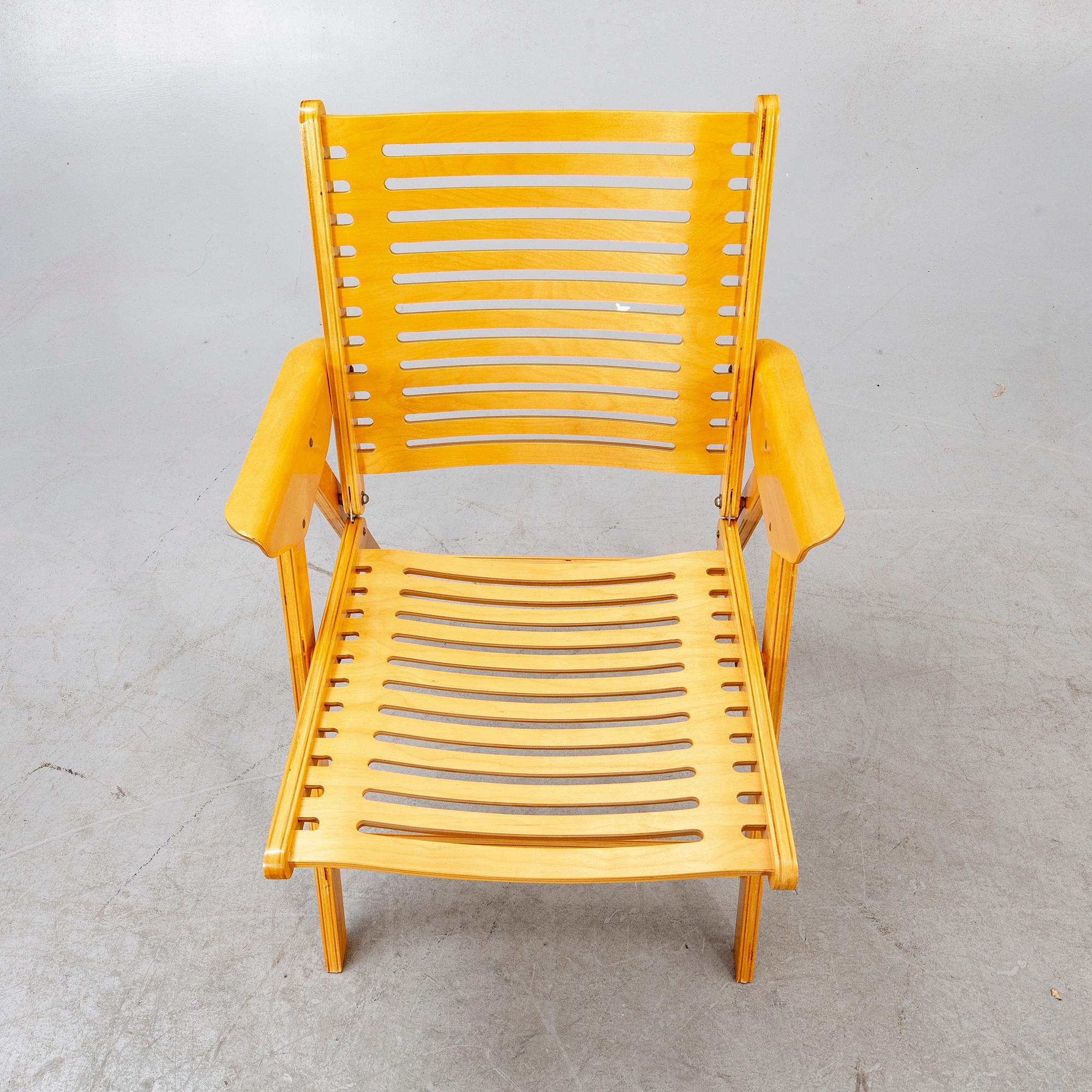 Niko Kralj, four foldable 'Rex' chairs, second half of the 20th century.