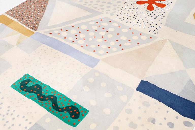 Josef Frank, a carpet, 'Matta nr 1', hand-tufted, Svenskt Tenn and Kasthall, c 350 x 260 cm.