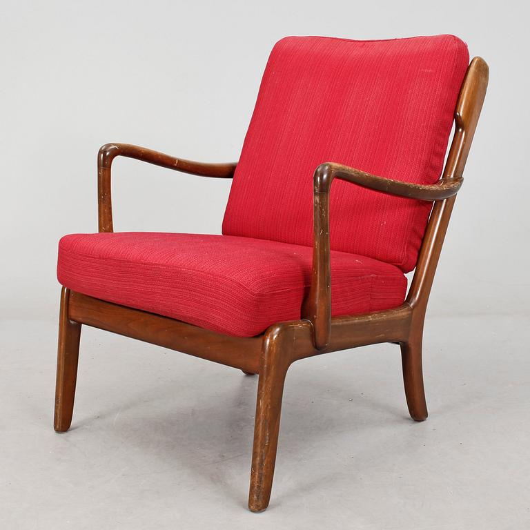 FÅTÖLJ, Ole Wanscher, France & Daverkosen, Danmark, 1950/60-tal.