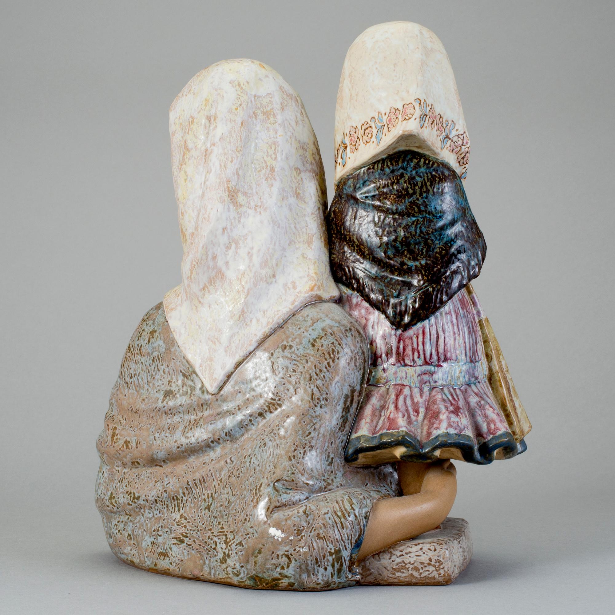 FIGURIN, stengods, Juana Devis, Lladro, Spanien, 1900-tal.