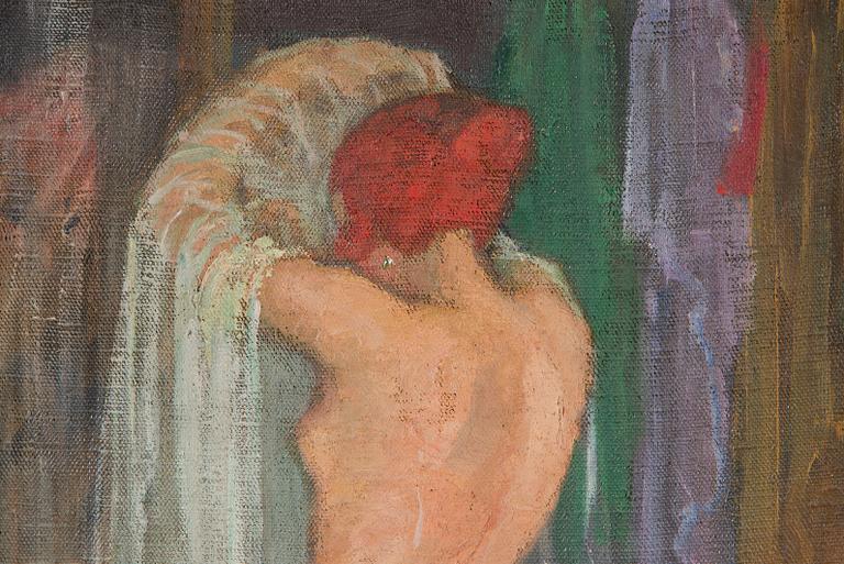 Venny Soldan-Brofeldt, The Model Tries the Veil.