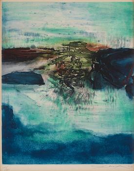 811. Zao Wou-ki, Untitled.