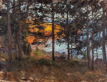 GOTTFRID KALLSTENIUS, oil on canvas, signed Kallstenius and dated 1919.