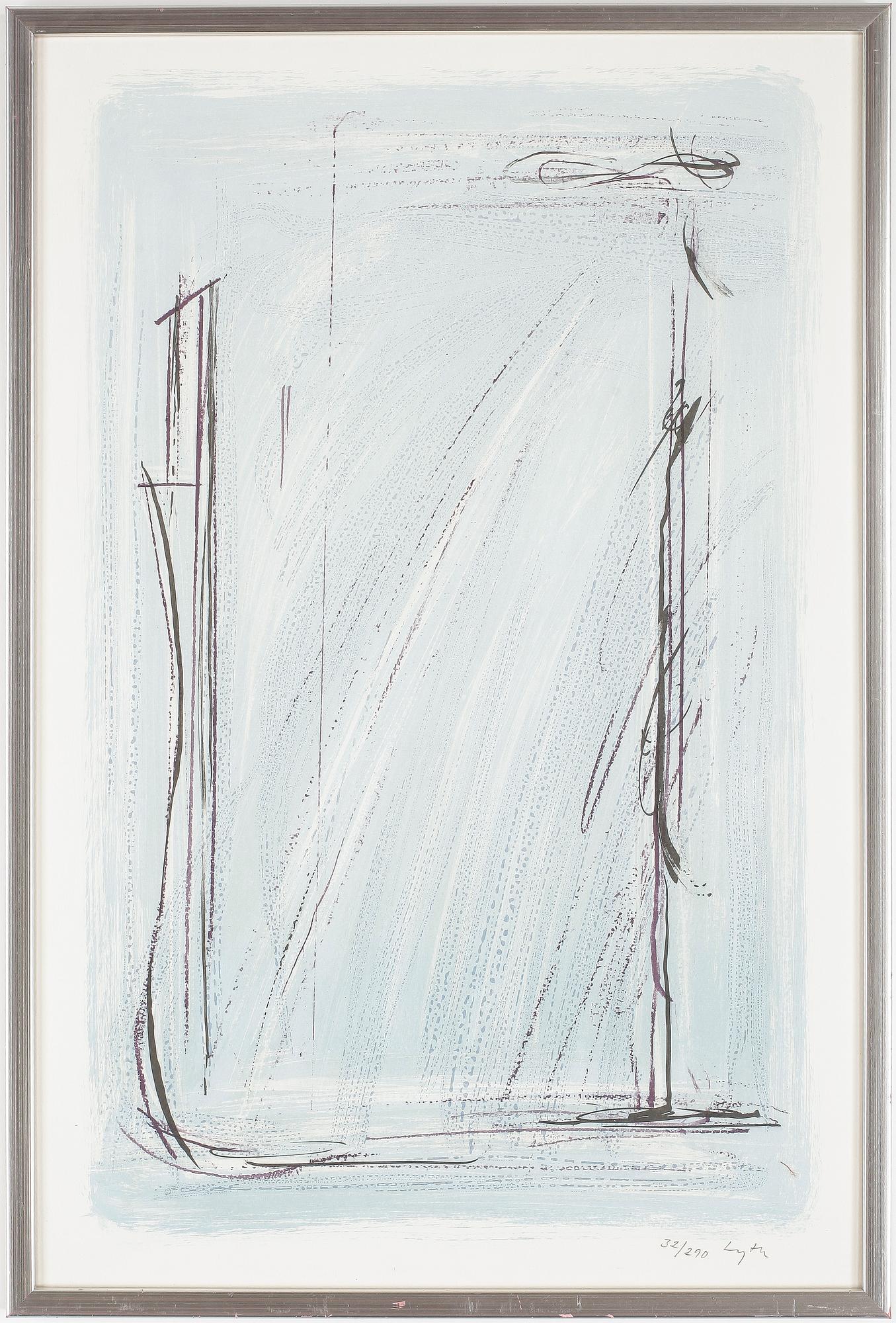 HARALD LYTH, litografi, sign o numr 32/290.