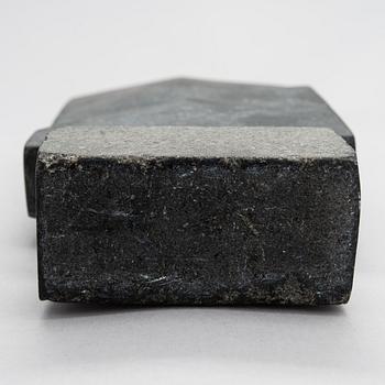 Aimo Taleva, sculpture, black granite, signed and dated 2007.