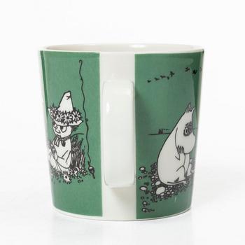 Muminmugg, "Mörk grön", Arabia, Finland.