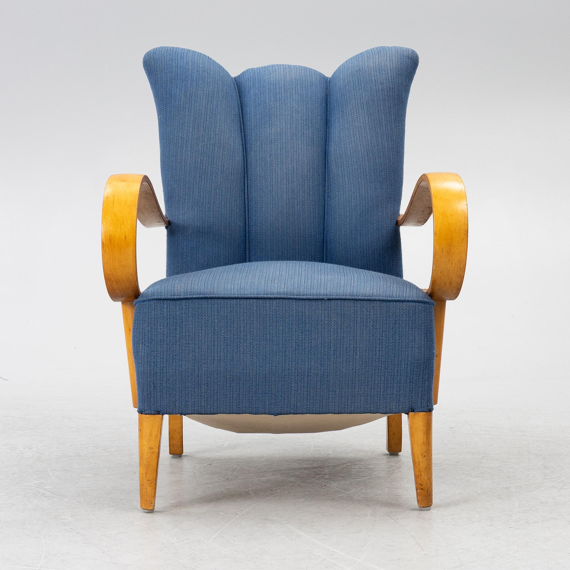 A Swedish Modern armchair, 1940s.