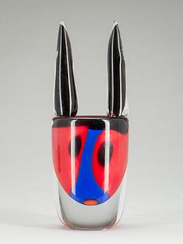 VAS, glas, "Tjur", Erik Höglund, Strömbergshyttan, 1900-talets andra hälft.