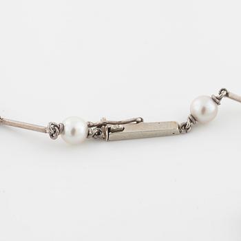 ARMBAND, med odlade pärlor, Gustav Dahlgren & Co, Malmö, 1952.