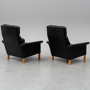 HANS OLSEN, fåtöljer, ett par, CS Möbler, Danmark, 1950/60-tal.