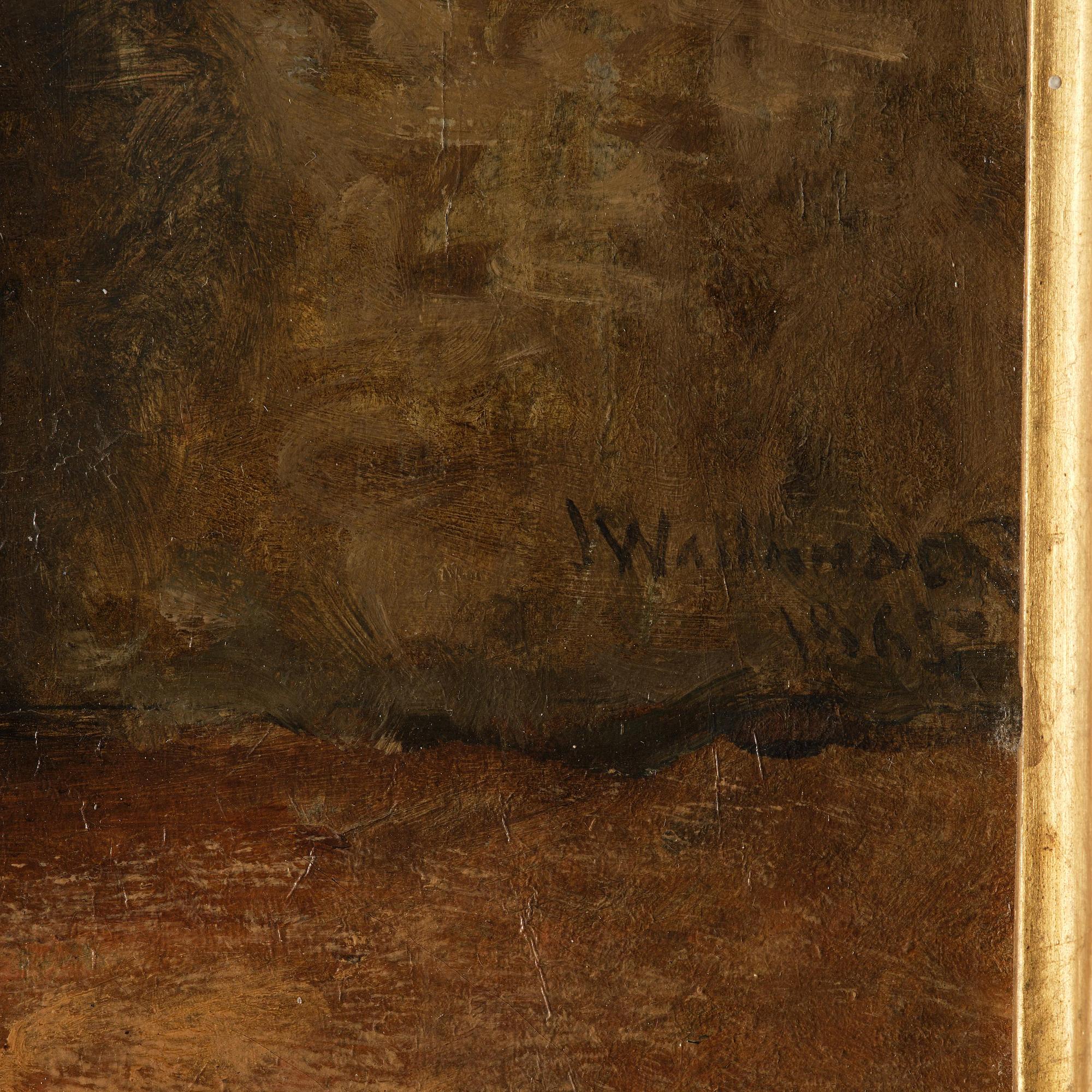 Josef Wilhelm Wallander, Translation: "Boy with monkey".