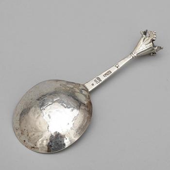 BRÄNNVINSSKED, silver, Niclas Wiggman, Kalmar 1764. Vikt ca 29 gram.