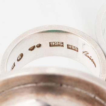 Cecilia Johansson ring silver med turkos sten.