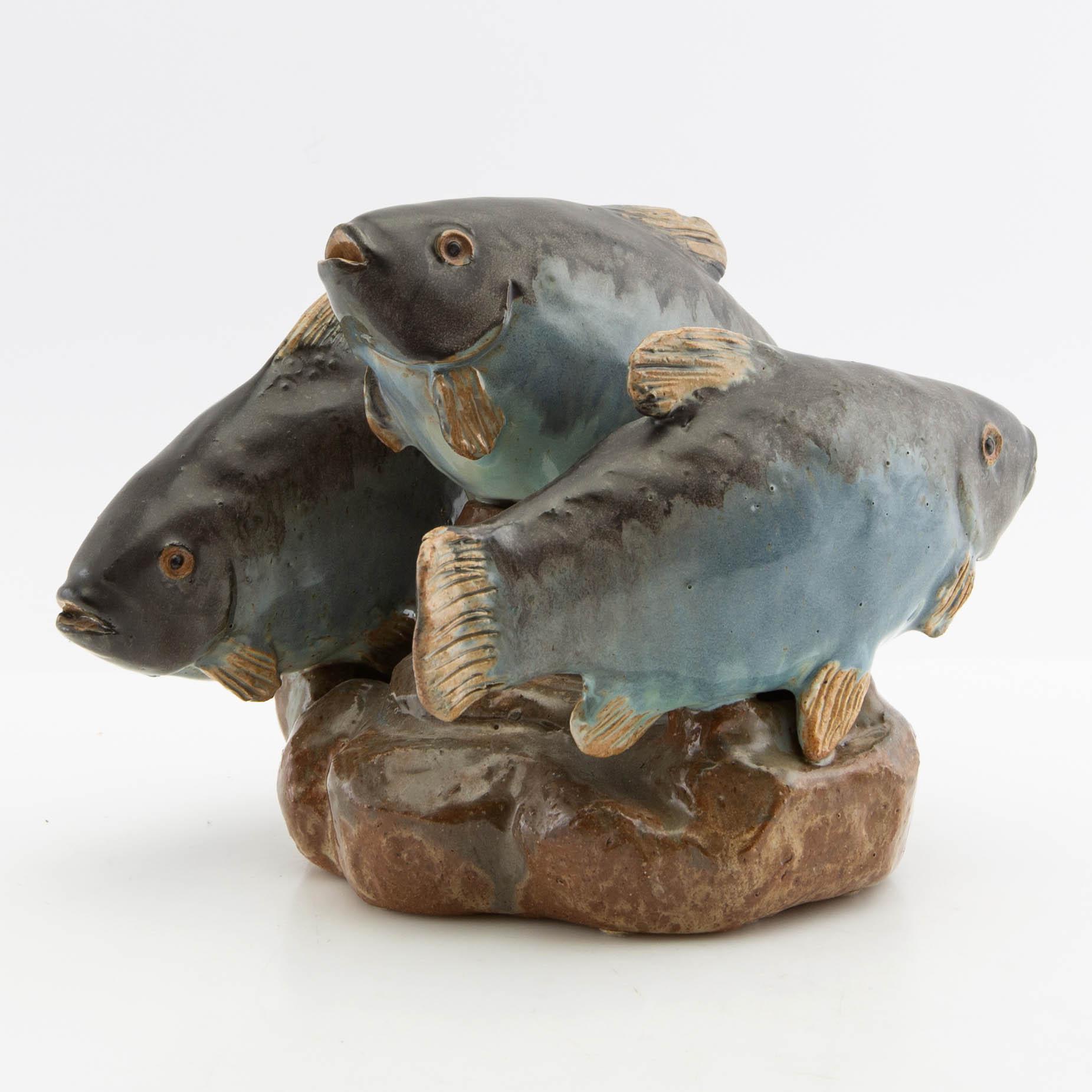 Gunnar Hansson, figurine Fisherman.