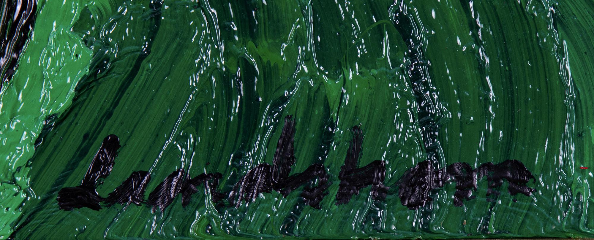 Bengt Lindström, oil on canvas, signed.