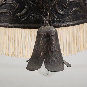 A jugend ceiling lamp, beginning of the 20th century.