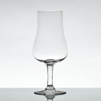 RESESCHATULL och VINPROVARGLAS, 6 st, 1900-tal.