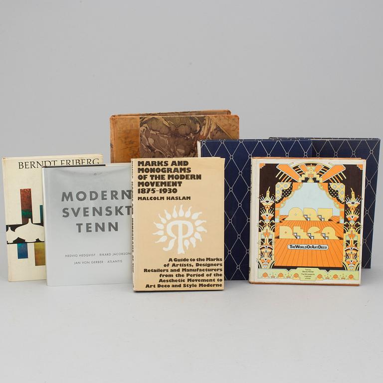 BOOKS, 7 vol, Design.