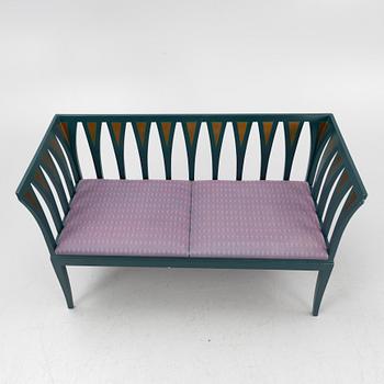Eliel Saarinen, sofa "The Blue Settee", Adelta, Finland 1983.