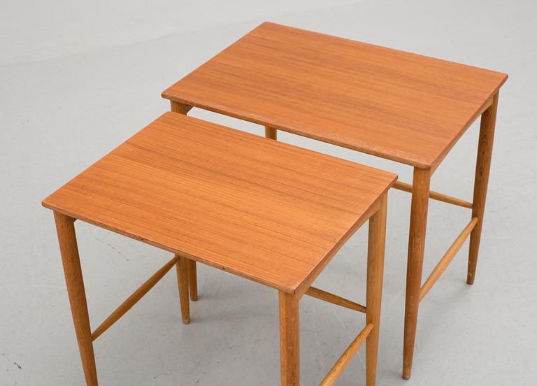 SATSBORD, 2 delar, Bertil Fridhagen, Bodafors, 1900-talets mitt.