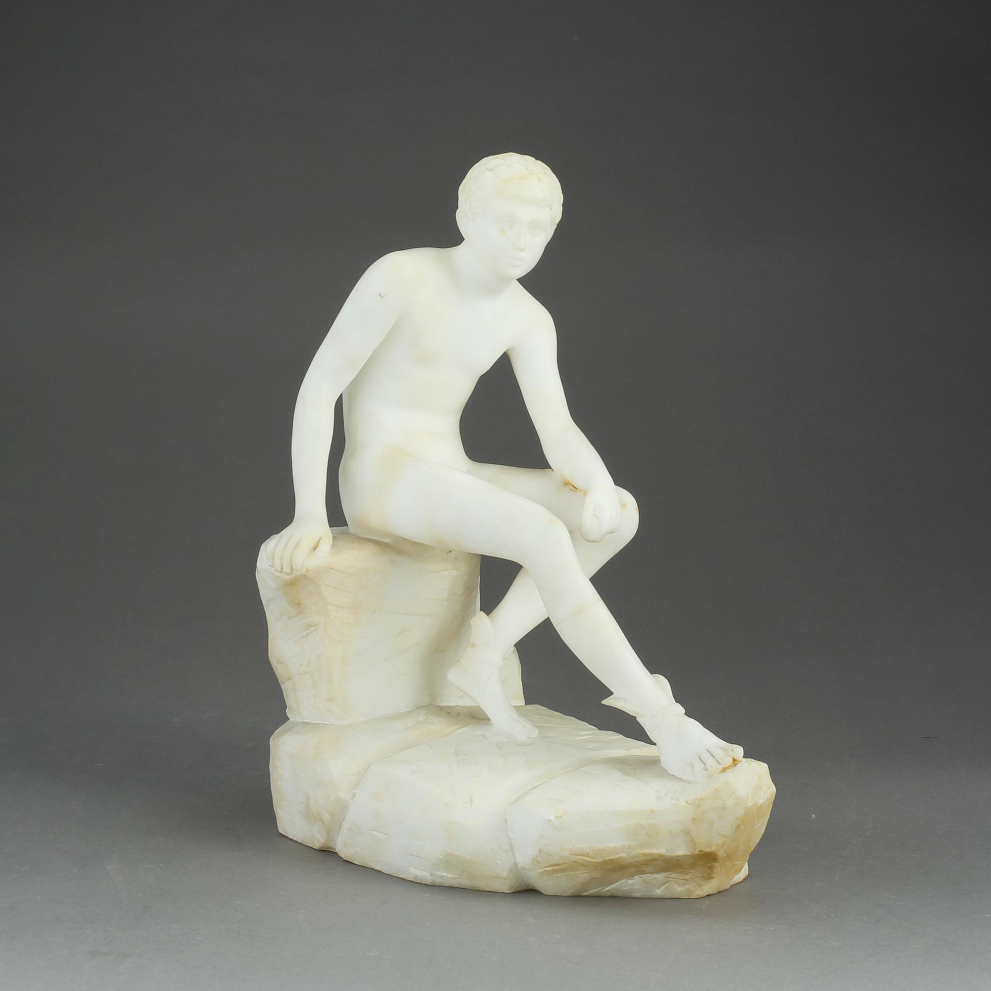 SKULPTUR, Alabaster.