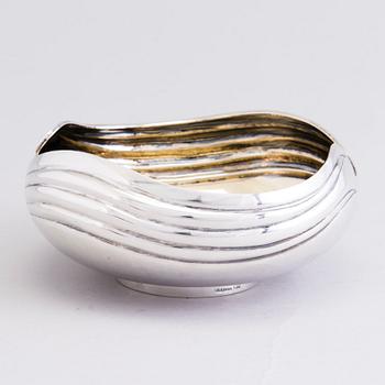 A parcel-gilt silver bowl, mark of Süleyman, 20th Century.