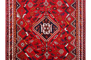 A Qashqai carpet, c. 252 x 162 cm.